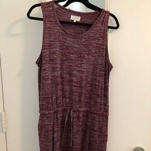 Lou & Grey dress in heathered pink